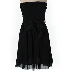 Zara strapless cocktail dress